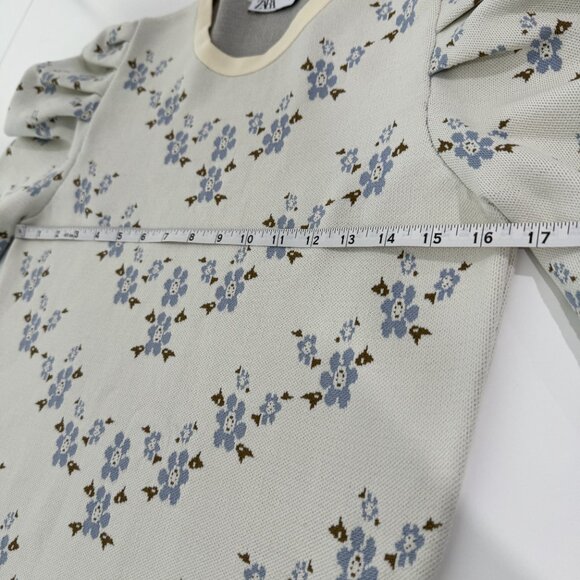 Zara Puff Sleeve Sweater, Size M - Picture 9 of 14